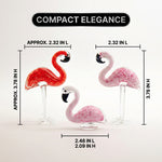 Glass Flamingo Figurine – Hand-Blown Art Glass Decor - 4