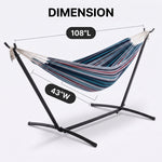 Double Hammock with Steel Stand – Indoor & Outdoor Comfort - 4