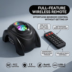 GALAXY PROJECTOR – WHITE NOISE, BLUETOOTH SPEAKER & REMOTE - 4