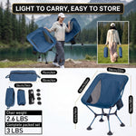 Ultralight Folding Camping Chair – Portable Outdoor High-Back Seat - 4