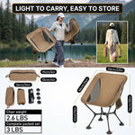 Ultralight Folding Camping Chair – Portable Outdoor High-Back Seat - 4