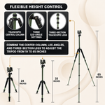 360° Swivel Hunting Chair with Adjustable Legs & Rifle Rest – Portable Tripod Seat - 4
