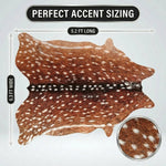 Faux Cowhide Rug – Animal Print Area Rug for Living Room, Bedroom & Office - 4