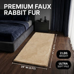 Faux Rabbit Fur Shaggy Rug – Ultra Soft Fluffy Machine Washable Area Rug for Bedroom, Living Room & Teen Room - 4