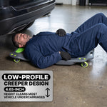 Low Profile Rolling Garage Creeper - Mechanic Creeper with Padded Headrest & Tool Trays, Under Car Roller for Automotive Repair, Rolling Car Creeper - 4