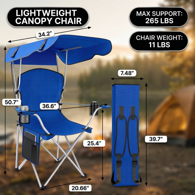 Heated & Standard Oversized Folding Camping Chairs - 4 (replacement)