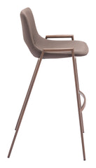 Desi Barstool Brown & Walnut