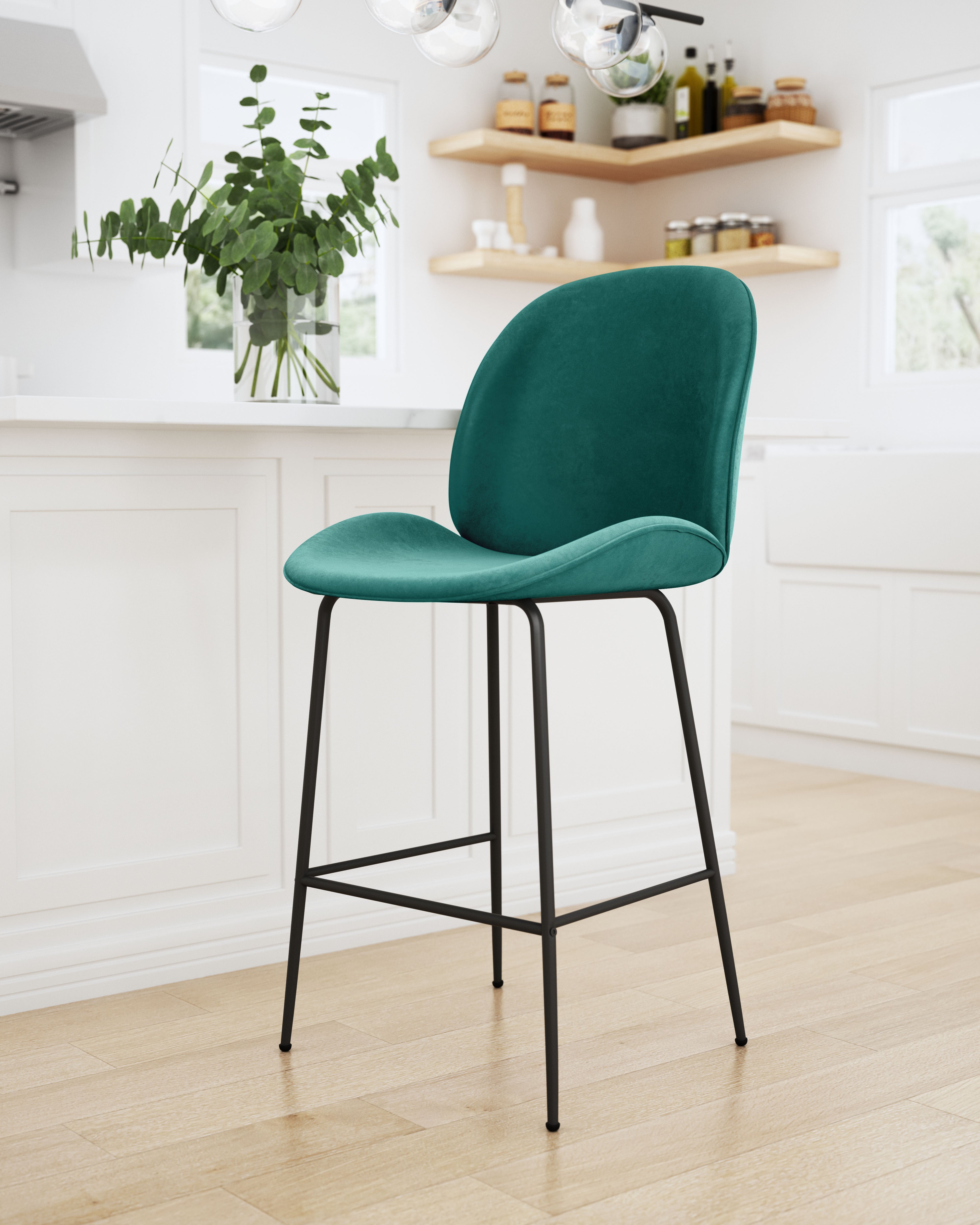 Miles Counter Stool Green