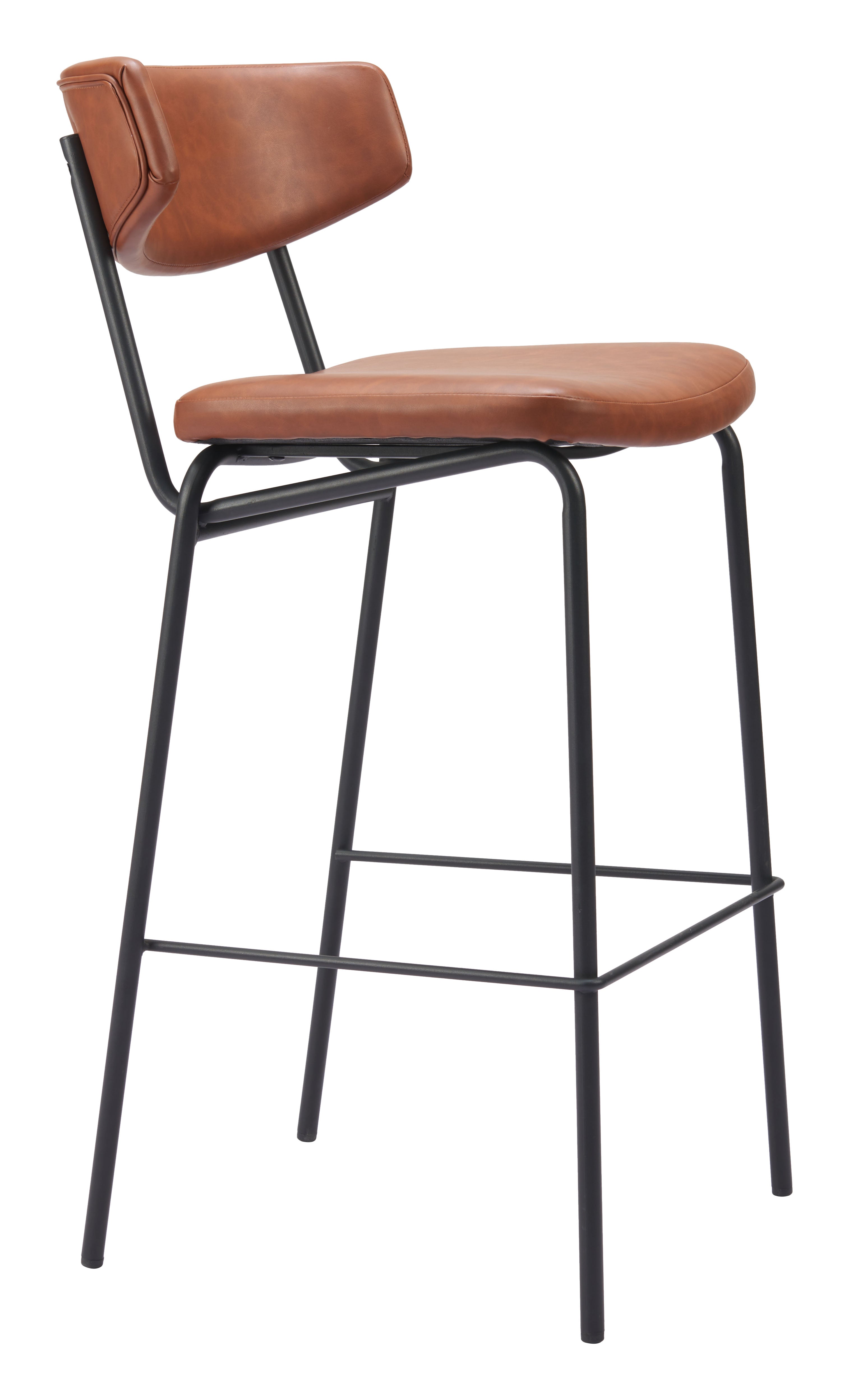 Charon Barstool (Set of 2) Vintage Brown