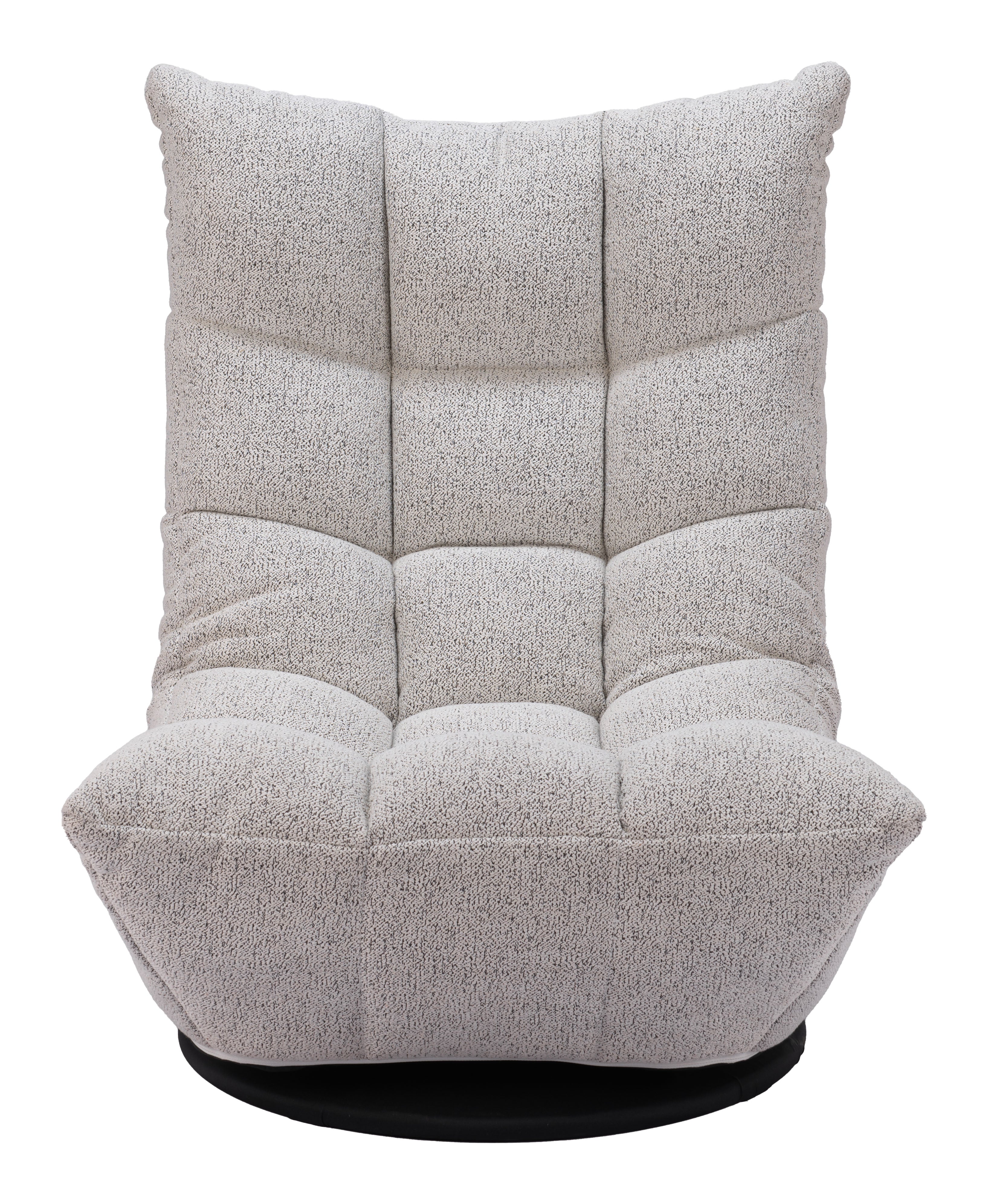 Down Go Swivel Chair Ash Gray