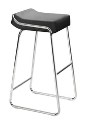 Wedge Barstool Black