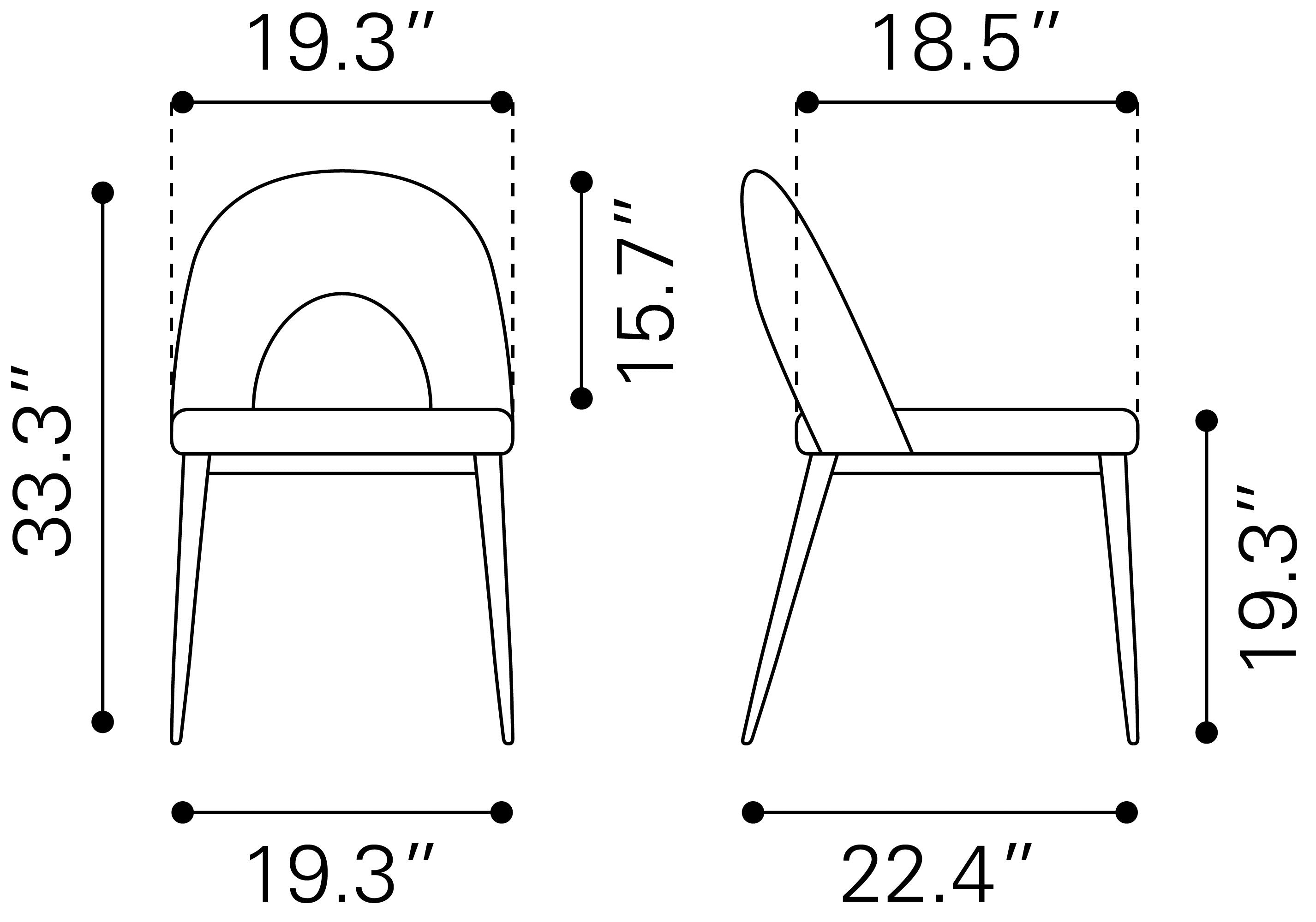 Menlo Dining Chair Green