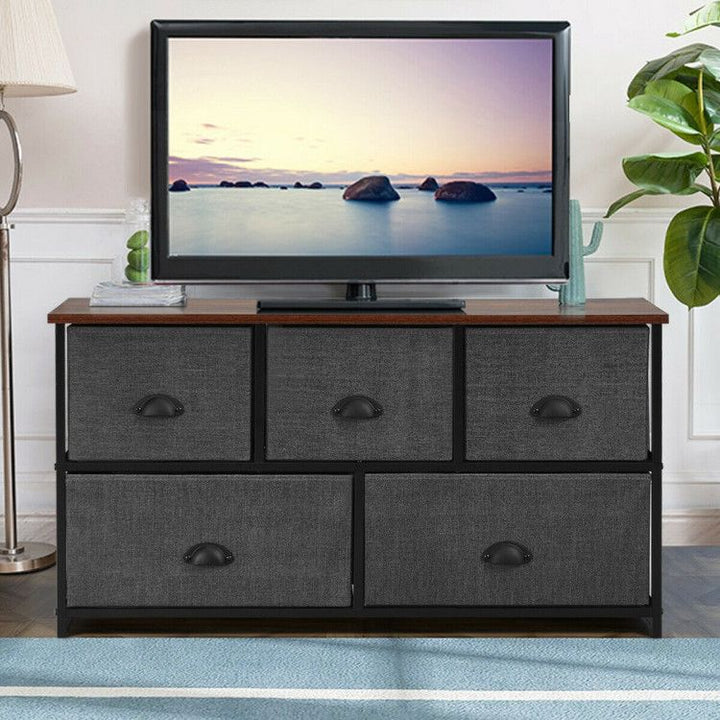 5-Drawer Fabric Storage Tower