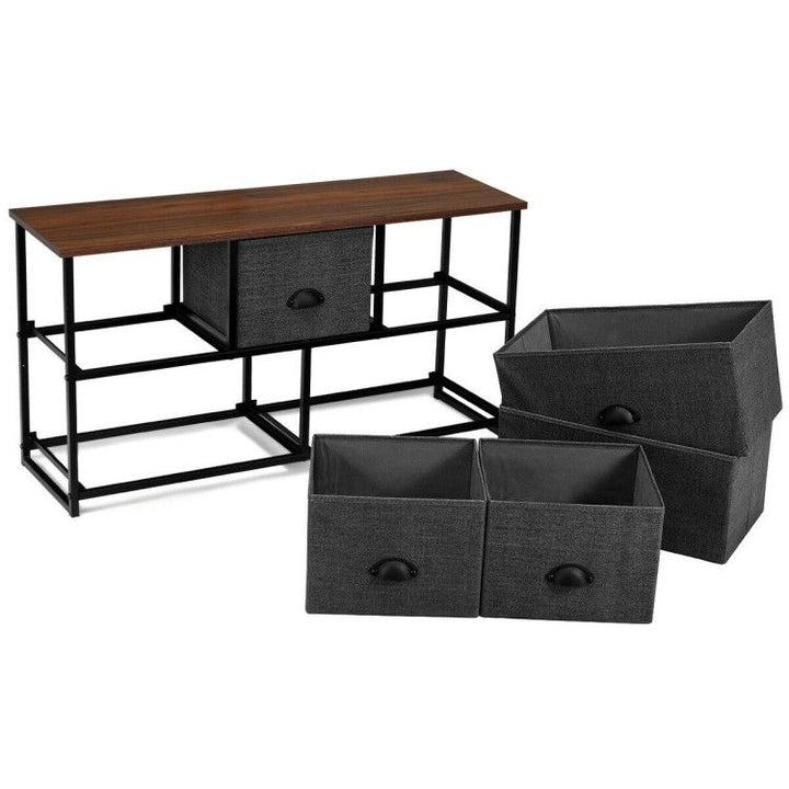 5-Drawer Fabric Storage Tower