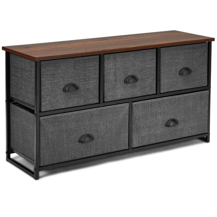 5-Drawer Fabric Storage Tower