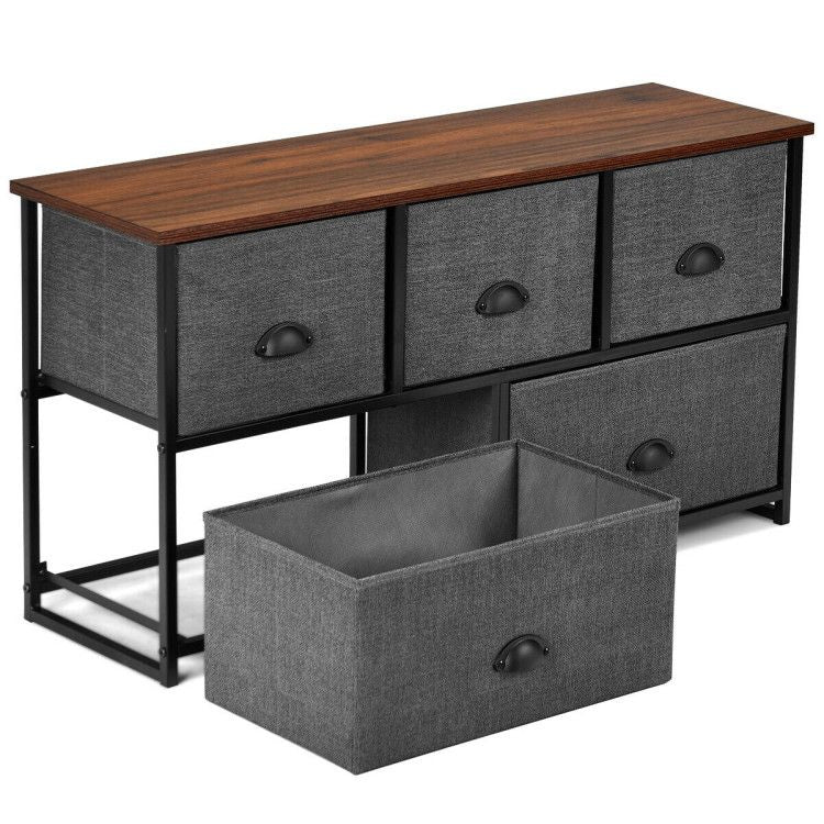 5-Drawer Fabric Storage Tower