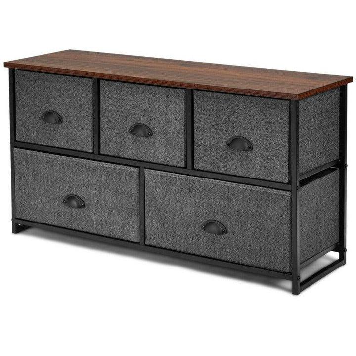 5-Drawer Fabric Storage Tower