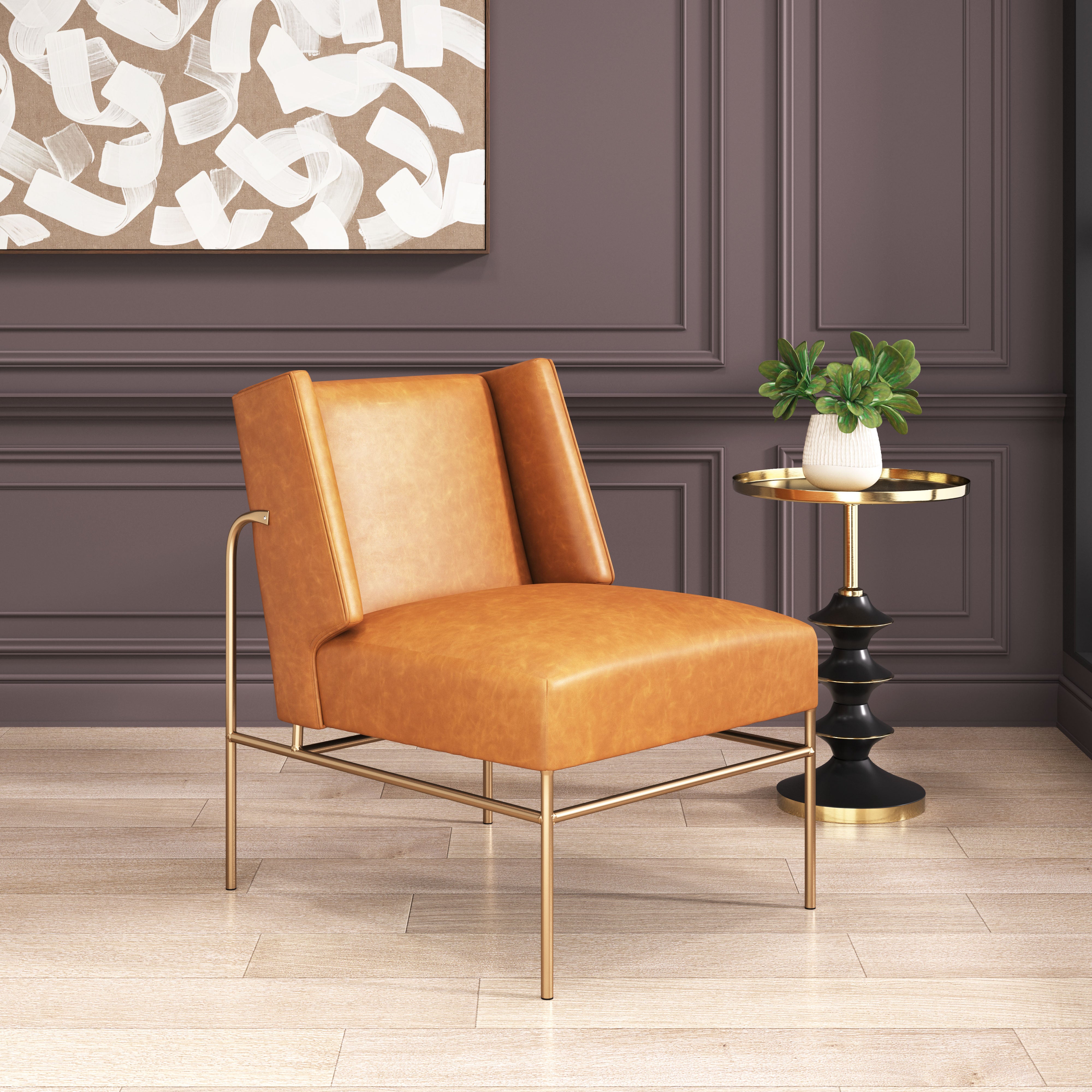 Atlanta Accent Chair Brown