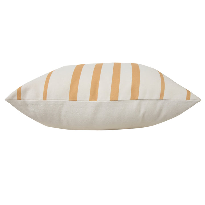 Modern  20" x 20" Yellow Zippered Geometric Indoor Outdoor Throw Pillow