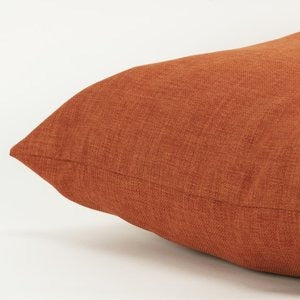 Premium 22" Orange Indoor Outdoor Throw Pillow with Coastal Style Design