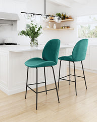 Miles Counter Stool Green