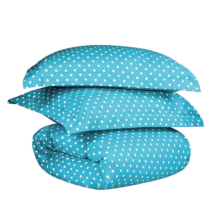 Aqua King Cotton Blend Duvet Cover Set – 600 Thread Count Washable Coolness | Trufairs