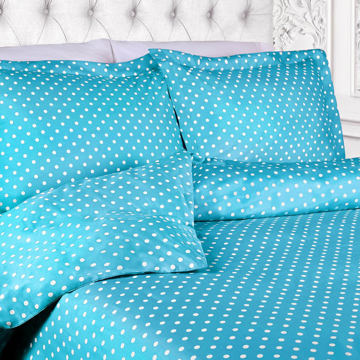 Aqua King Cotton Blend Duvet Cover Set – 600 Thread Count Washable Coolness | Trufairs