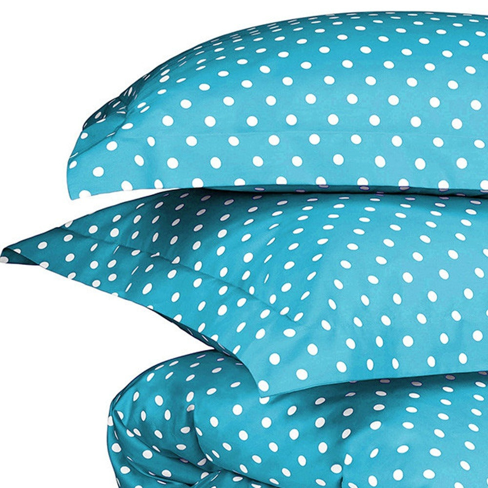 Aqua King Cotton Blend Duvet Cover Set – 600 Thread Count Washable Coolness | Trufairs