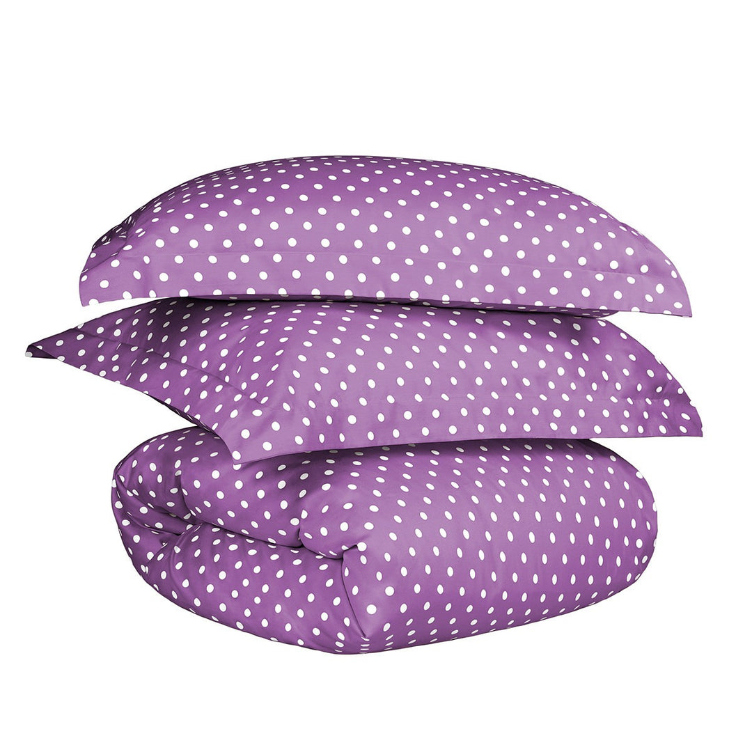 Lilac King Cotton Blend Duvet Cover Set – 600 Thread Count Washable Softness | Trufairs