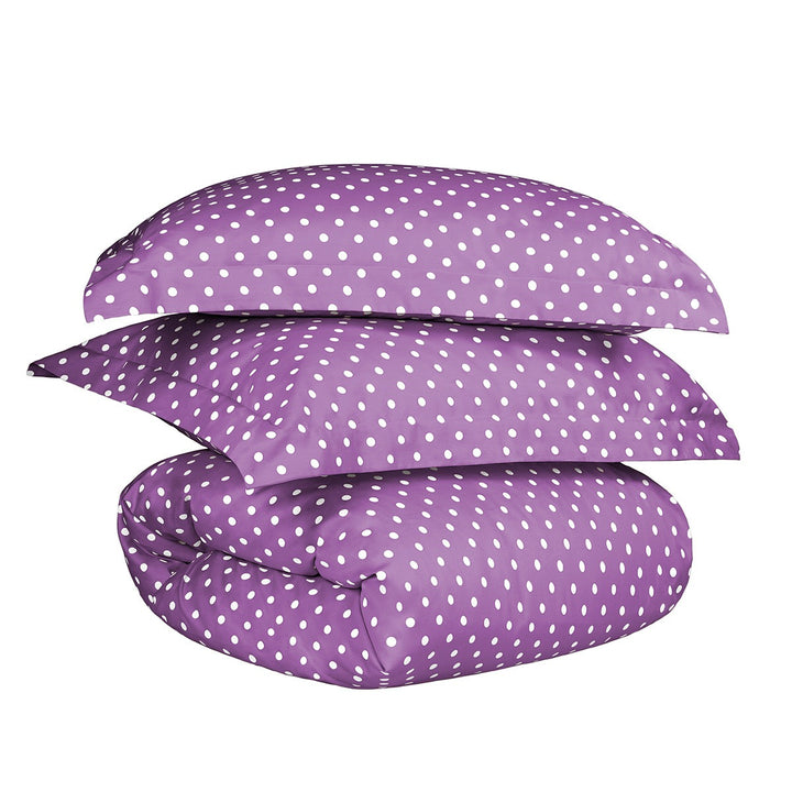 Lilac King Cotton Blend Duvet Cover Set – 600 Thread Count Washable Softness | Trufairs