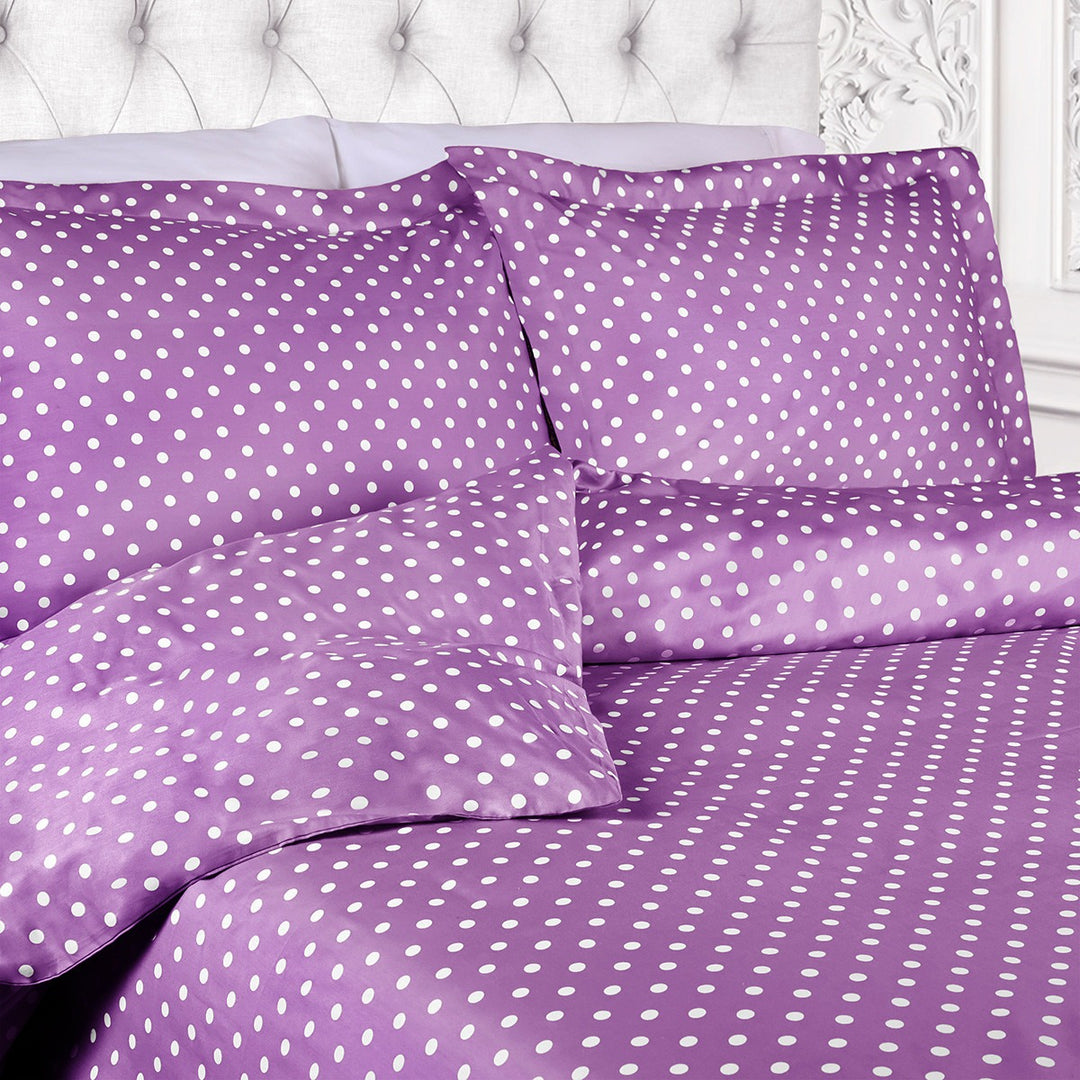 Lilac King Cotton Blend Duvet Cover Set – 600 Thread Count Washable Softness | Trufairs