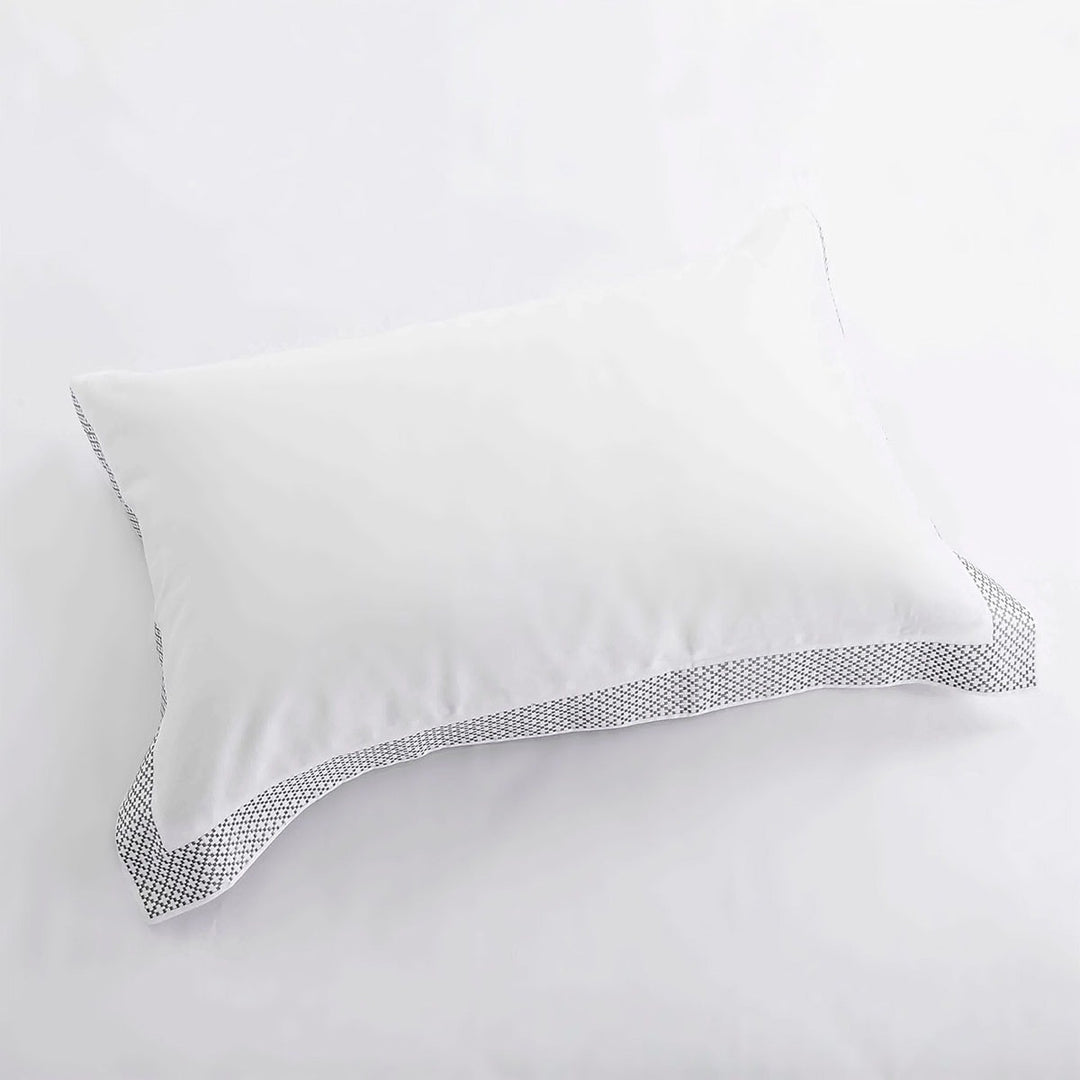 Gray & White Cotton Duvet Cover Set – 200 Thread Count | Queen Washable Luxury | Trufairs