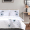 Blue & White King Cotton Duvet Cover Set – 200 Thread Count Washable Crispness | Trufairs