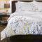 Purple & White Cotton Duvet Cover Set – 200 Thread Count | Queen Washable Luxury | Trufairs