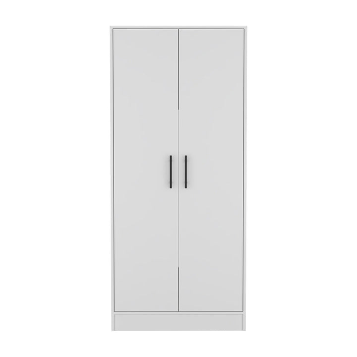Two Piece White Bedroom Set