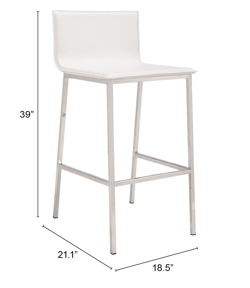 Marina Barstool White