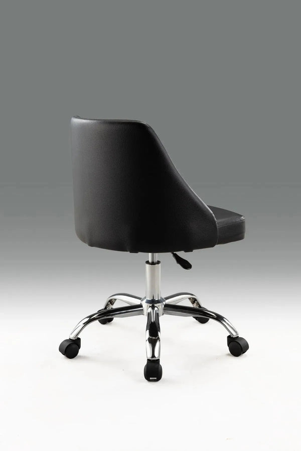 Office chair with chrome base