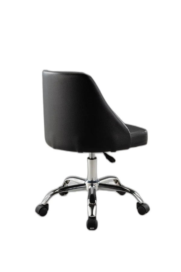 Office chair with chrome base