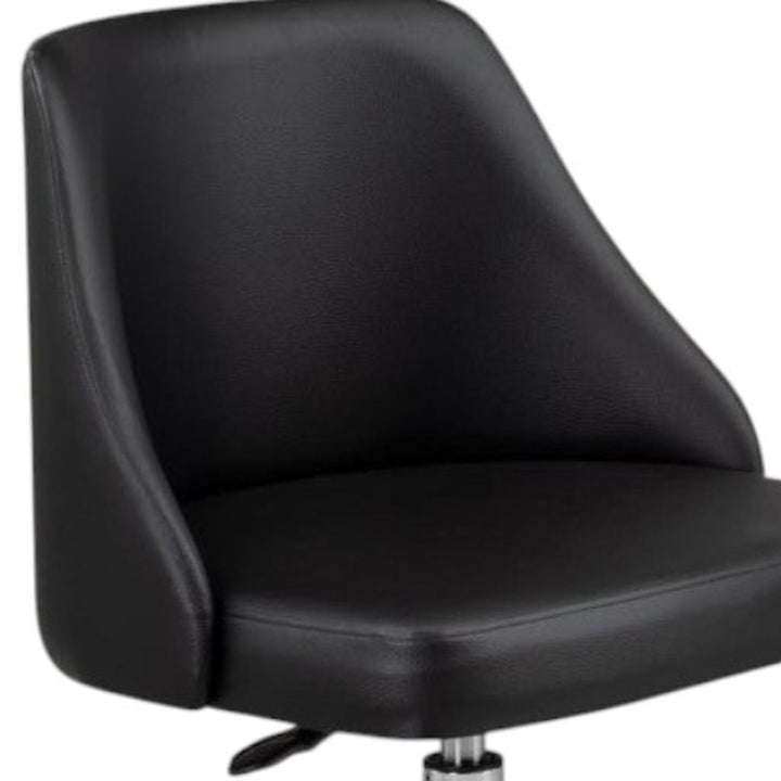 Office chair with chrome base