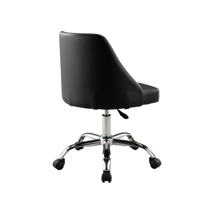 Office chair with chrome base