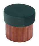 Boto Storage Ottoman Green