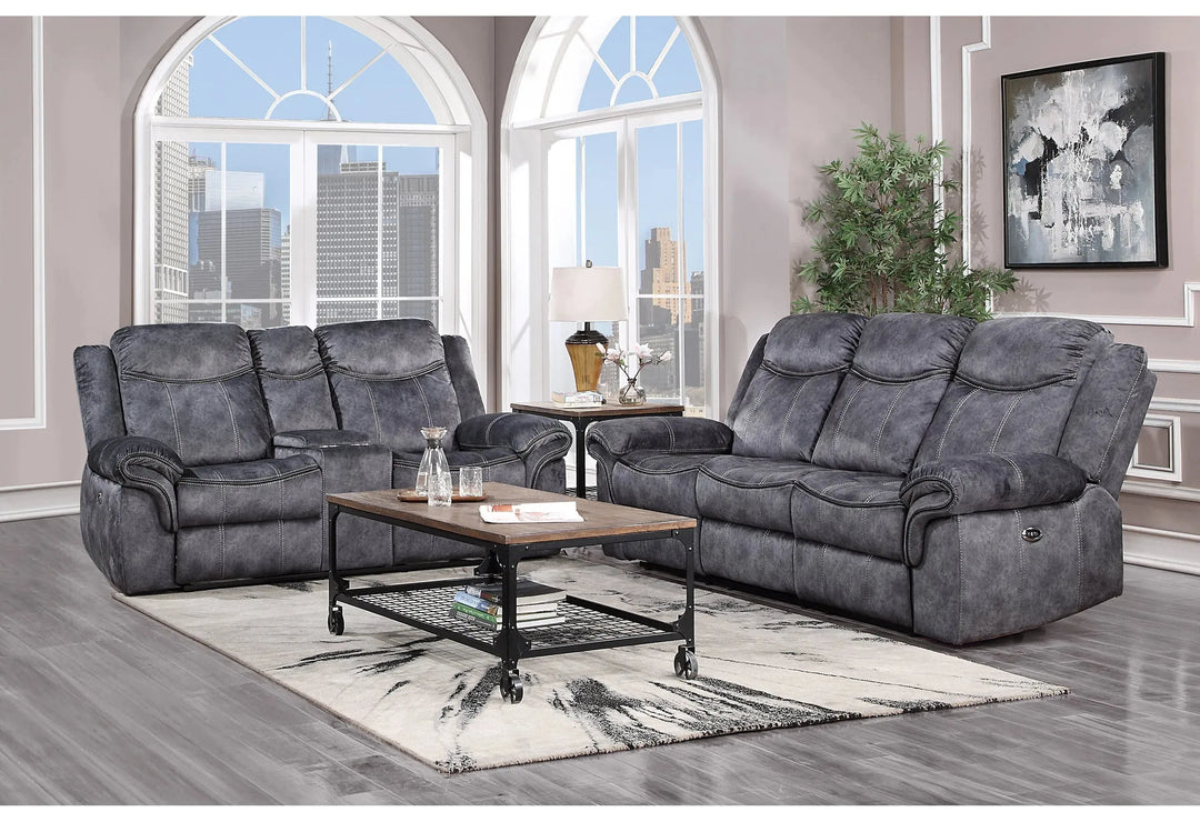 U2200 Domino Granite Power Recliner Sofa
