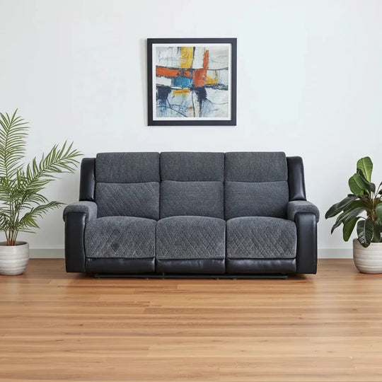 U5914 Grey/Black Recliners Sofa