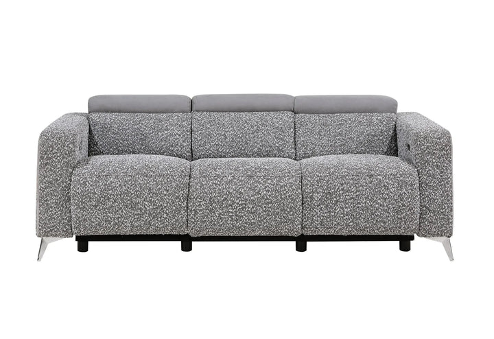 U8521 Taupe/Dark Grey 36 Power Recliner Sofa