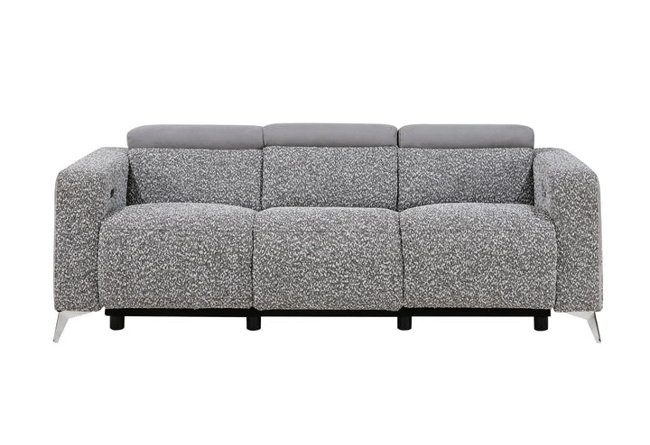 U8521 Taupe/Dark Grey 36 Power Recliner Sofa