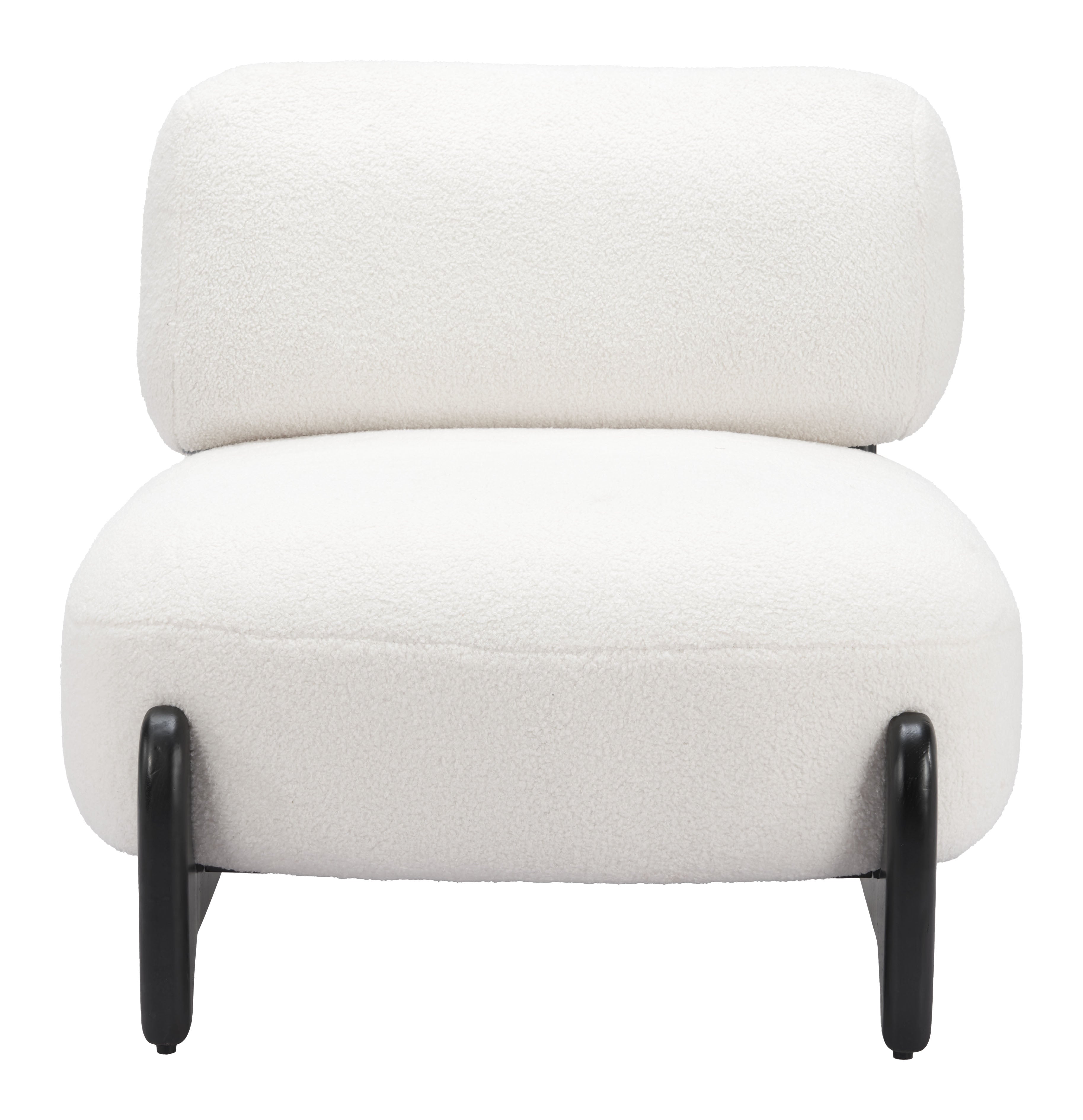 Bombo Accent Chair White