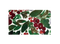 Winter Holly Washable Floor Mat