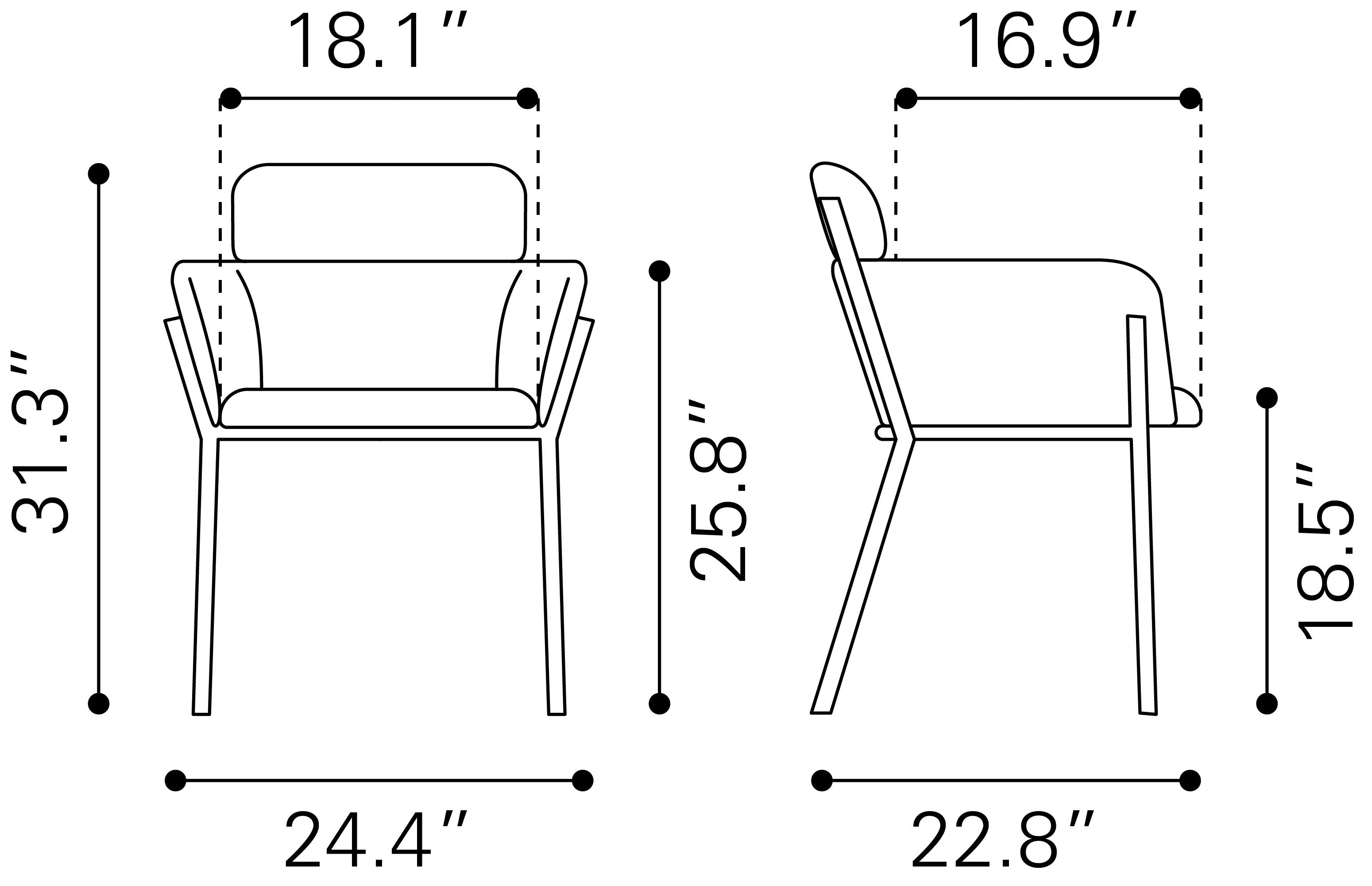 Bremor Dining Chair Beige