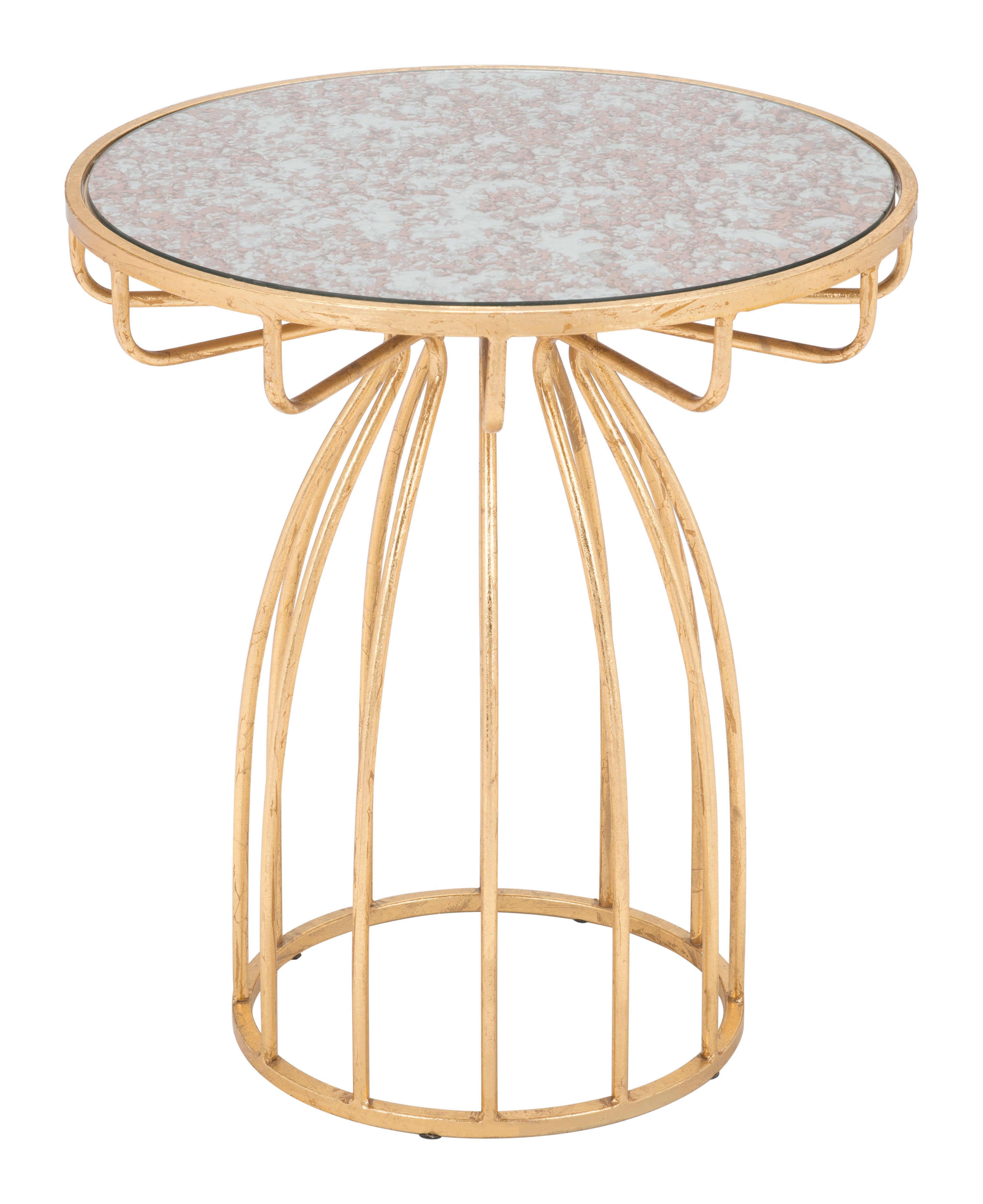 Silo Side Table Gold