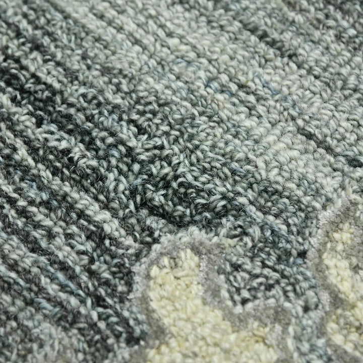 Vestige Nucia Gray Hand-Tufted Wool Blend Area Rug 5'x7'6"